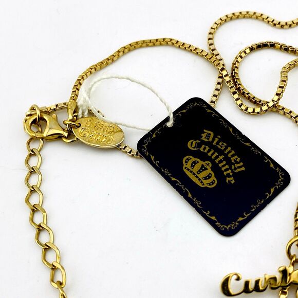 Disney Couture 2006 Alice in Wonderland Y Necklace Curious and Curiouser NWT - Picture 4 of 6